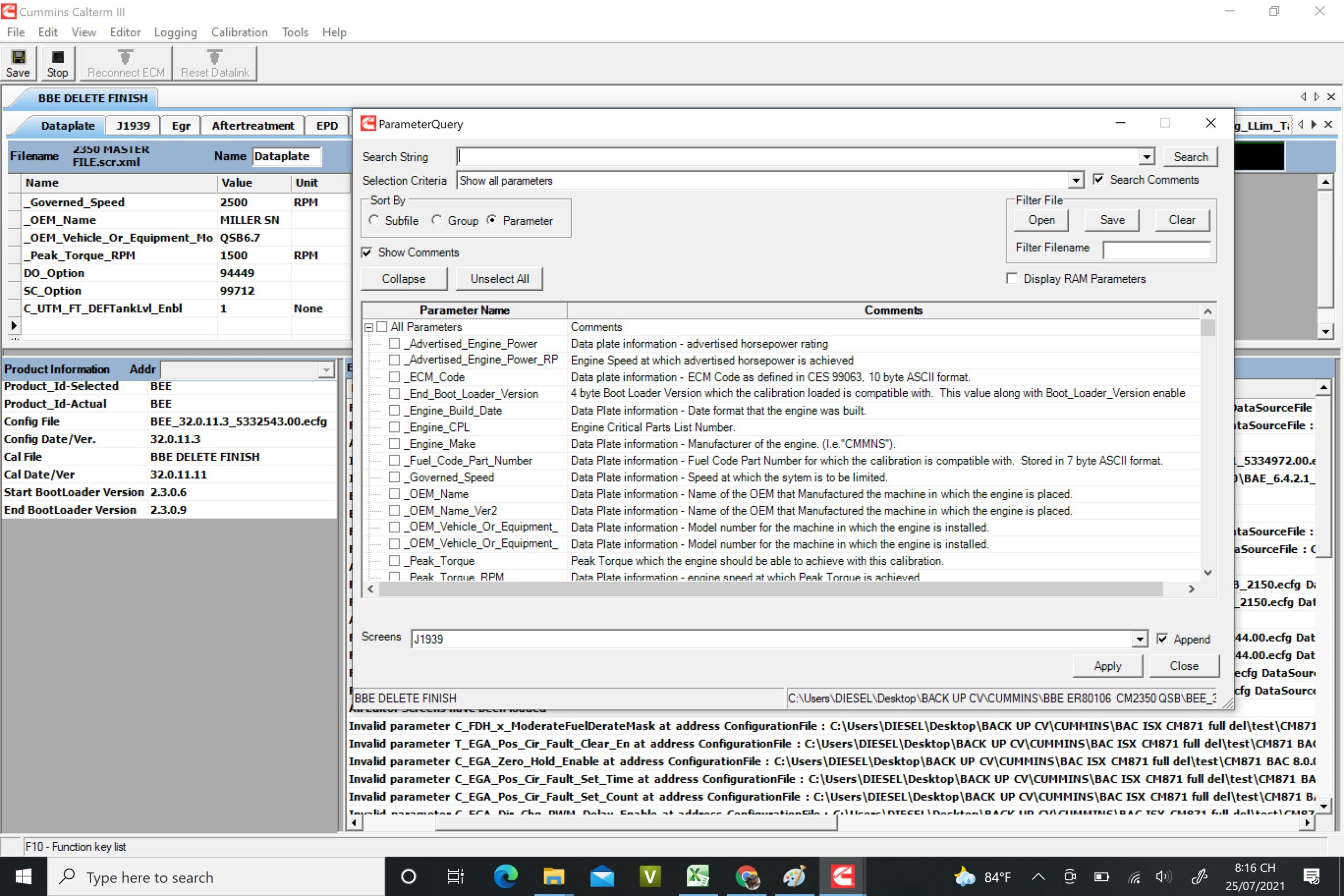 BEE QSB CM2350 CALTERM